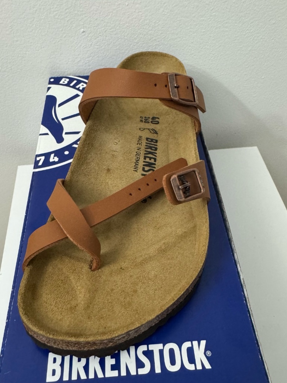 BIRKENSTOCK Mayari Ginger Brown Sandals Women 9–9.5 EU 40 NEW